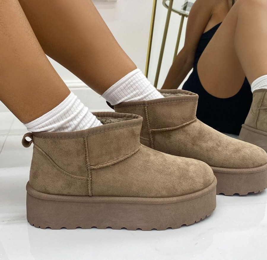 Eskimo Boots Primi Tacchi | Yumi - Stivaletto Eskimo Boots Gomma Alta Fango