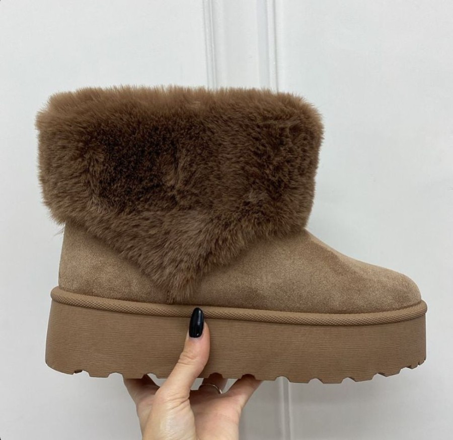 Eskimo Boots Primi Tacchi | Cody - Stivaletto Eskimo Boots Comodo Khaki