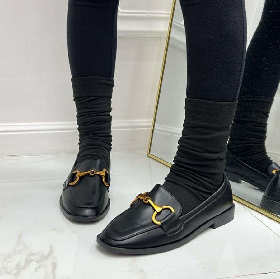 Mocassini & Scarpe Basse Primi Tacchi | Tansy - Mocassino Donna Scarpa Gioiello Casual Elegante Nero