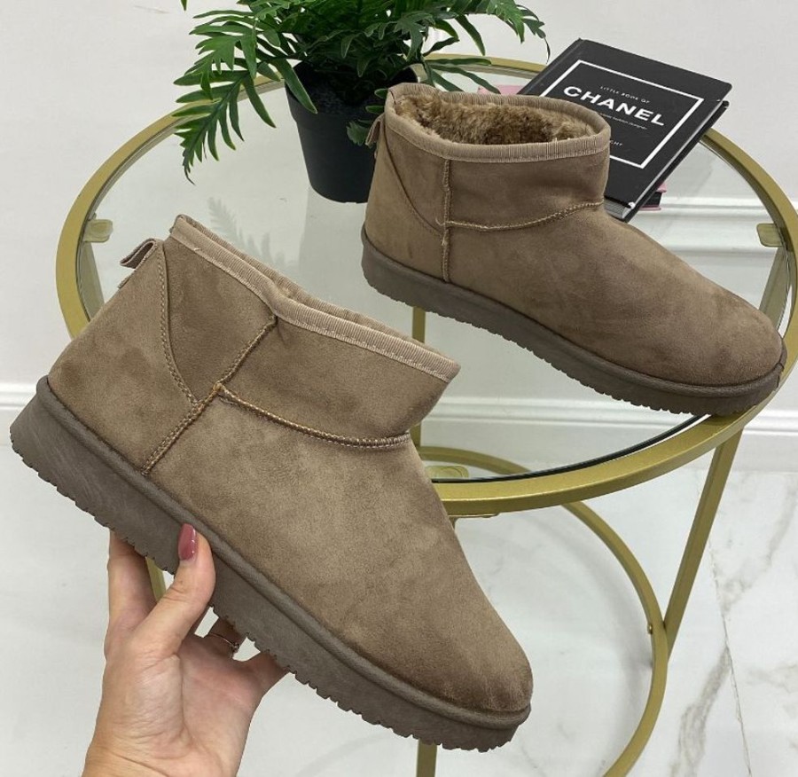 Eskimo Boots Primi Tacchi | Ginevra - Stivaletto Eskimo Boots Comodo Khaki