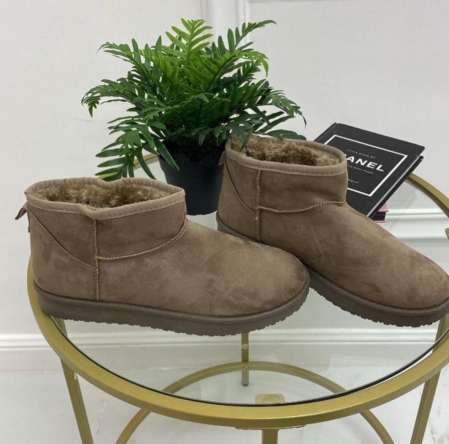 Eskimo Boots Primi Tacchi | Ginevra - Stivaletto Eskimo Boots Comodo Khaki